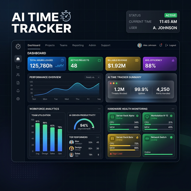 Features Dashboard Screenshot